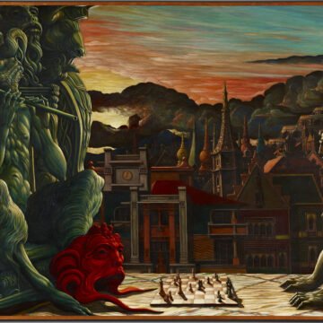 Abate, Alberto - Le ore di Edipo - {VAF 2240 - field_5[1]} - olio su tela - Roverto, Mart