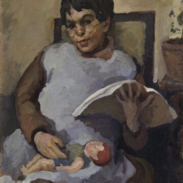 Alciati, Evangelina , io - nonna, 1932, olio su cartone, VAF 2330 , Roverto, Mart