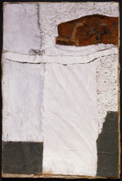 Anceschi, Giovanni , G 46, 1959, polimaterico e bruciatura su tela, VAF 1720, Roverto, Mart