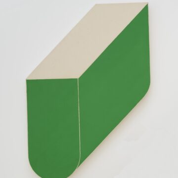 Aricò, Rodolfo , Anomalia verde, 1969, olio su tela su tavola, VAF 679, Roverto, Mart