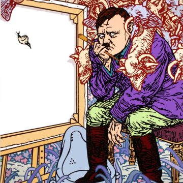 Arruzzo, Gabriele , melencolia, 2008, smalto e acrilico su tela, VAF 1771, Roverto, Mart