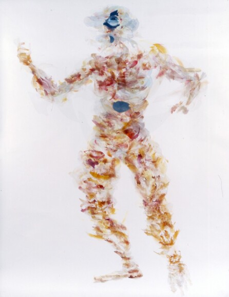 Avalle, Filippo , Atlanta - opus epicum - uomo psicosomatico, 1980/81/82, struttura stratigrafica in plexiglas, diverse, VAF 44, Roverto, Mart