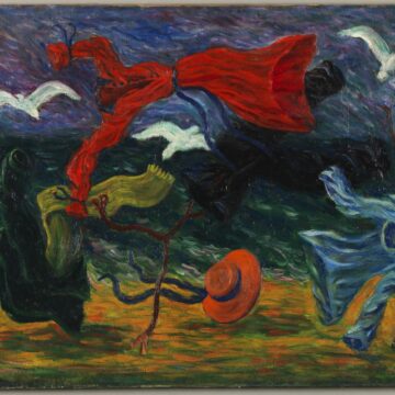 Badodi, Armando , Colpo di vento, 1939, olio su tela, VAF 682, Roverto, Mart