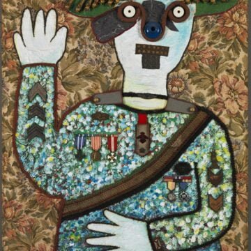 Baj, Enrico , Nikolai Alexeievich - l'ultimo zar , 1967, collage e pittura , VAF 2110, Roverto, Mart