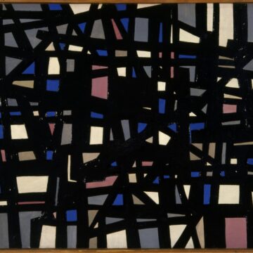 Ballocco, Mario , Reticolo, 1948 , smalto e olio su tela, VAF 45, Roverto, Mart