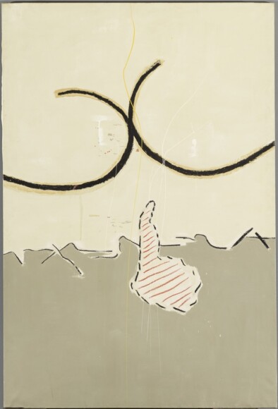 Baruchello, Gianfranco, la donna magnolia ci sovrasta , 1963 , olio su tela , VAF 2247, Roverto, Mart