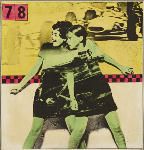 Bertini, Gianni , Stilmec - le amiche, 1967, Mec-art - olio e riporto fotografico, VAF 63, Roverto, Mart