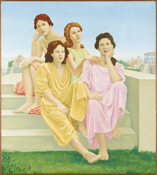 Bertocci, Carlo , le Annunziate , 1985, olio su tela , VAF 2249, Roverto, Mart