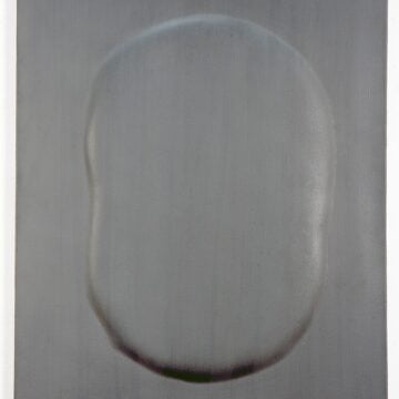 Bonalumi, Agostini , Grigio, 1960, reliefierte Leinwand, graue Tempera, VAF 91, Roverto, Mart