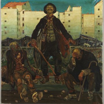 Bonzagni, Aroldo, Rifiuti della società , 1918, olio su tela , VAF 2251 , Roverto, Mart