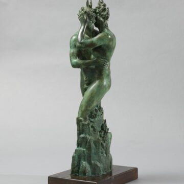 Borghi, Paolo , Eros e Psiche, 1985, bronzo, VAF 2196, Roverto, Mart