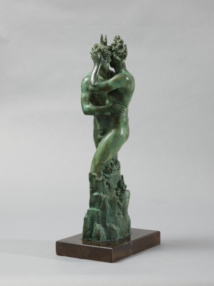 Borghi, Paolo , Eros e Psiche, 1985, bronzo, VAF 2196, Roverto, Mart