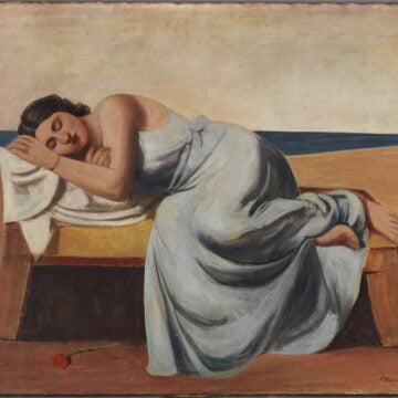 Borra, Pompeo , Riposo , 1933, olio su tela, VAF 2111, Roverto, Mart