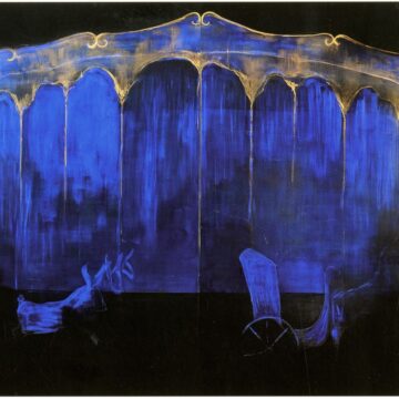 Botticelli, Veronica , non ho potuto fare nulla, 2011, tecnica mista su tela - 2 pezzi, VAF 1545, Rovereto, Magazzino VAF