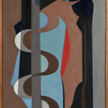 Bozzolini, Silvano , Vibration, 1949, olio su tela, VAF 2022, Roverto, Mart