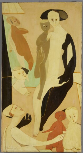 Brindisi, Remo , maternità, 1948, olio su tela, VAF 2213, Roverto, Mart