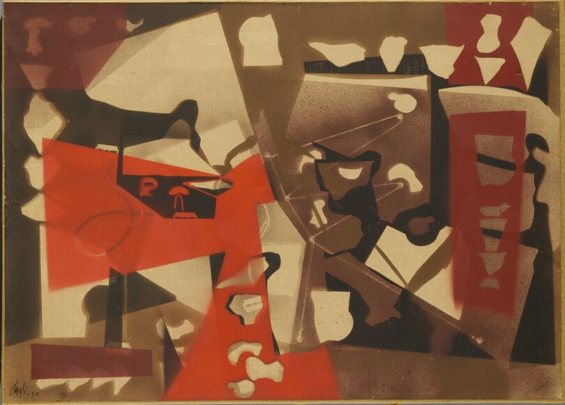 Cagli , Corrado , Dogoredo, 1950, olio su tela, VAF 2441, Roverto, Mart