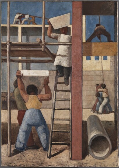 Campigli, Massimo , I costruttori, 1928, olio su tela, VAF 713, Roverto, Mart