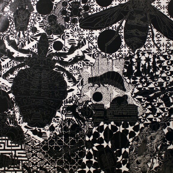 Cannavacciuolo, Maurizio , triangolo d'oro, 2008, olio su tela, VAF 1934 , Roverto, Mart