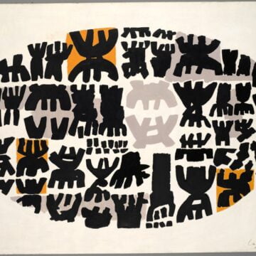 Capogrossi, Giuseppe , superficie 399 - Biennale 1962, 1961, olio su tela, VAF 1313, Roverto, Mart