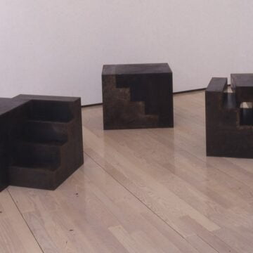 Carrino, Nicola , Costruttivo 1/69, 1969 , ferro, 3 blocchi di 2 moduli scalari, VAF 720, Roverto, Mart