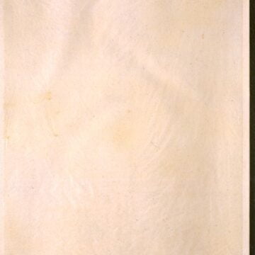 Cecchini, Vincenzo , Carta blu 12 (trittico), 1975, carta e cellophan krystal su tela di lino - trittico, VAF 1613, Rov. B 3 sopra