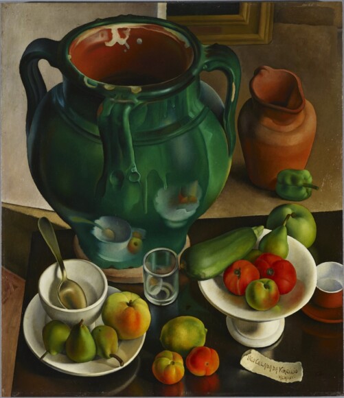 Celada da Virgilio, Ugo , Natura morta, 1925, olio su tavola, VAF 2446, Roverto, Mart