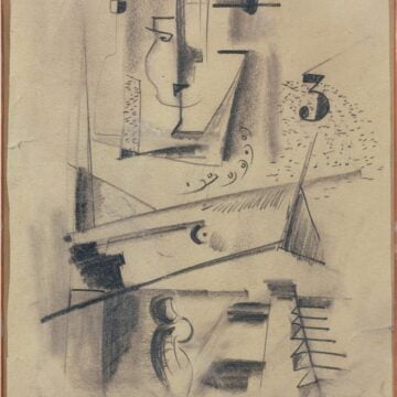 Colognese, Giovanni , composizione ritmica, 1925, matita su carta, VAF 1991, Roverto, Mart