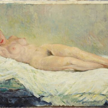 Comolli, Gigi , nudo femminile , 1936, olio su tela, VAF 2447, Roverto, Mart