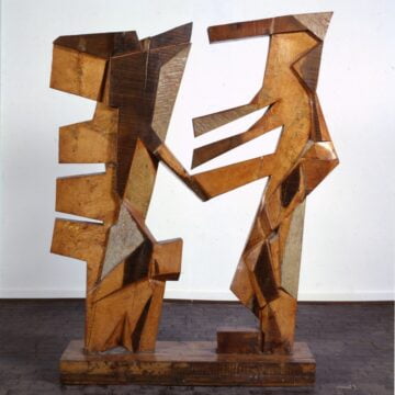 Consagra, Pietro , Figure, 1954, legno colorato, VAF 111, Roverto, Mart