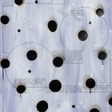 Coser, Luca , neve nera , 2010, resina su aluminio , VAF 2266, Roverto, Mart