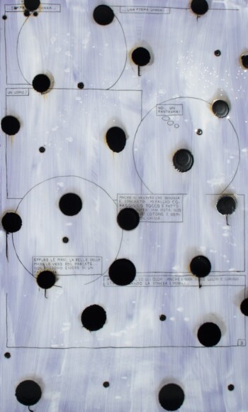 Coser, Luca , neve nera , 2010, resina su aluminio , VAF 2266, Roverto, Mart