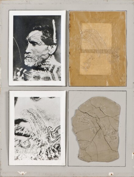 Costa, Claudio , I modelli: la pelle incisa di Maori , 1974, tecnica mista, VAF 2075, Roverto, Mart