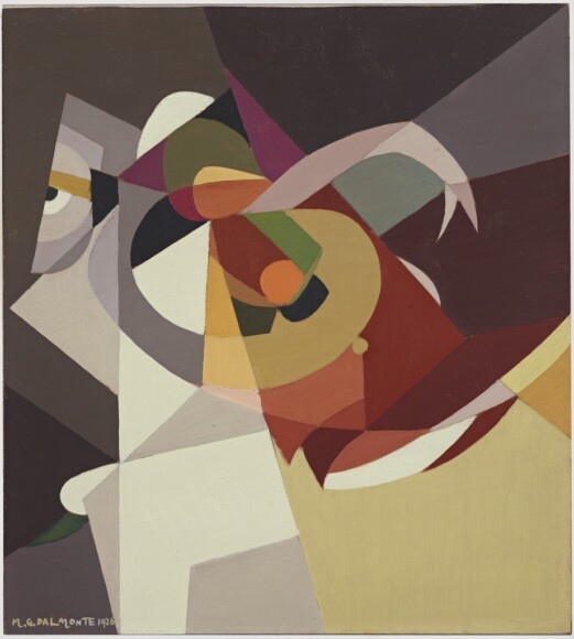 Dal Monte, Mario Guido , Figura in corsa, 1926, olio su tavola, VAF 1979, Roverto, Mart