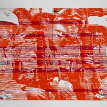 De Filippi, Leonida , keep shooting I, 2010, smalto su tela, VAF 1937, Roverto, Mart