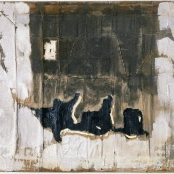 De Vecchi, Gabrielle , fuori buio, 1959, tecnica mista su tela, VAF 1581, Roverto, Mart