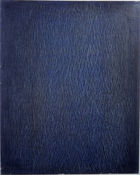 Deluigi, Mario , Grattage G.A.S. TR. 27, 1971, olio su tela, VAF 735, Roverto, Mart