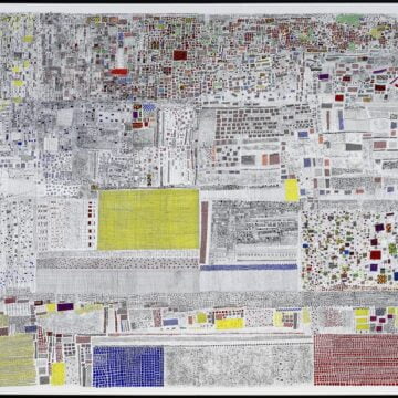 Di Luciano, Lucia , divertissement del pensiero immaginativo no. 4, 2011, acrilico e china su tela di cotone, VAF 2353, Roverto, Mart
