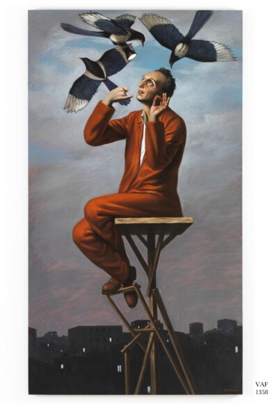 Di Stasio, Stefano , lingua segreta, 2005 , olio su tela, VAF 1358, Roverto, Mart