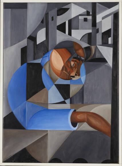 Diulgheroff, Nicola , Sintesi di Marinetti, 1929, olio su tela, VAF 2203, Roverto, Mart