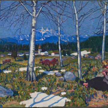 Dudreville, Leonardo , Meriggio a Borgotaro, 1908, olio su cartone intelato, VAF 1184, Roverto, Mart