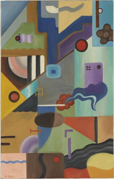 Evola, Julius , Paesaggio Dada (Paesaggio interiore), 1920, olio su tela, VAF 1485, Roverto, Mart