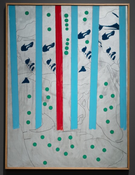 Festa, Tano , Michelangelo according to Tano Festa, 1967, acrilico su tela, VAF 366, Roverto, Mart