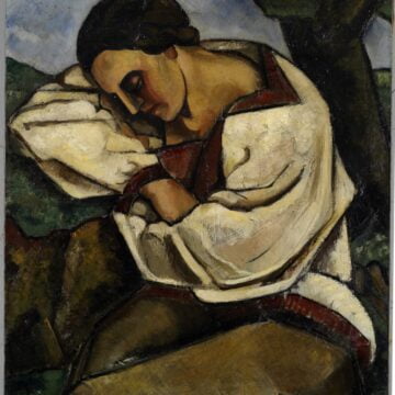 Funi, Achille , Ragazza dormiente, 1920, olio su tela , VAF 1281, Roverto, Mart