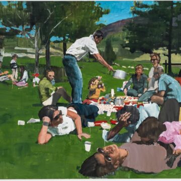 Galliano, Daniele , "Basta Carne!", 2006, acrilico su tela, VAF 1398, Roverto, Mart