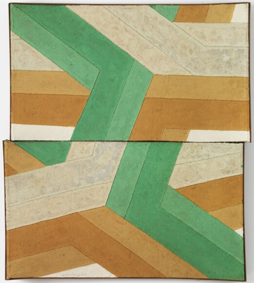 Gandini, Marcolino , costruzione policroma, 1965, olio su legno modellato, VAF 1625, Roverto, Mart
