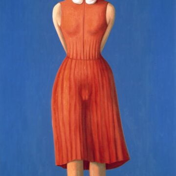 Gandolfi, Paola , apparizione di signorina, 2000, Öl auf Leinwand, VAF 618, Roverto, Mart