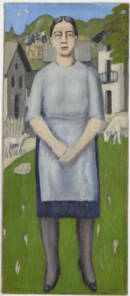 Garbari, Tullio , La casalinga, 1916, olio su tela su cartone, VAF 2523, Roverto, Mart