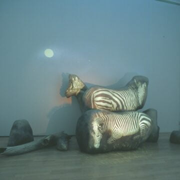 Gilardi, Piero , tempo reale II, 1990, Mischtechnik mit Projektor, VAF 786, Roverto, Mart