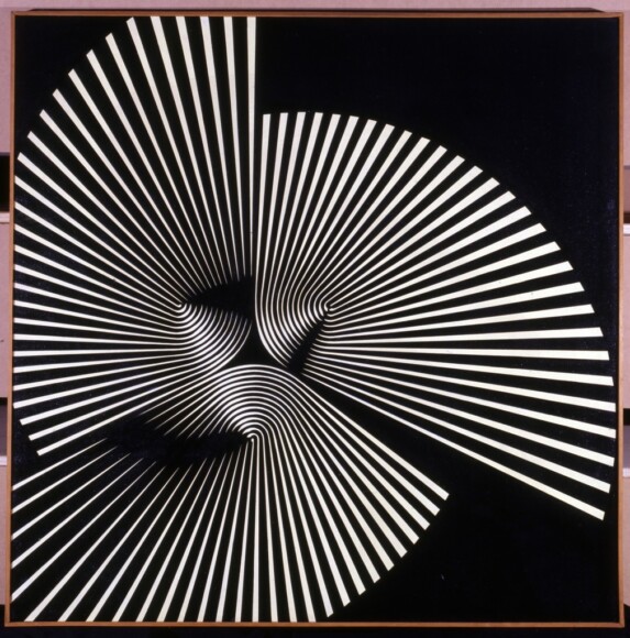 Grignani, Franco , Simbologia astratta della femminilità, 1965, olio su tela, VAF 385, Roverto, Mart